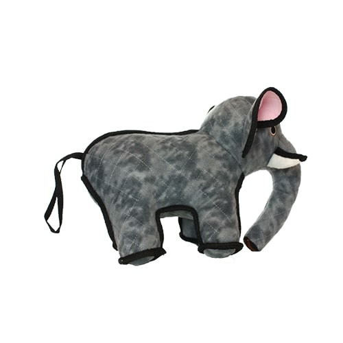 Tuffy Zoo Series - Emery Elephant Tough Toy