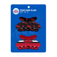 AR Razorbacks Team Hair Claw Set