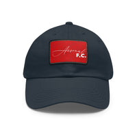Arsenal FC 25/26 Home Kit-Inspired Leather Patch Baseball Hat