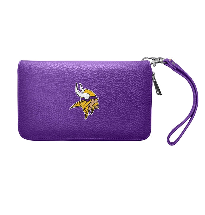 Minnesota Vikings Zip Organizer Wallet Pebble