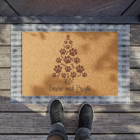 Furry and Bright Coir Doormat