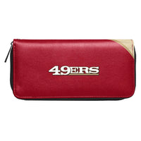 San Francisco 49ers Curve Zip Organizer Wallet