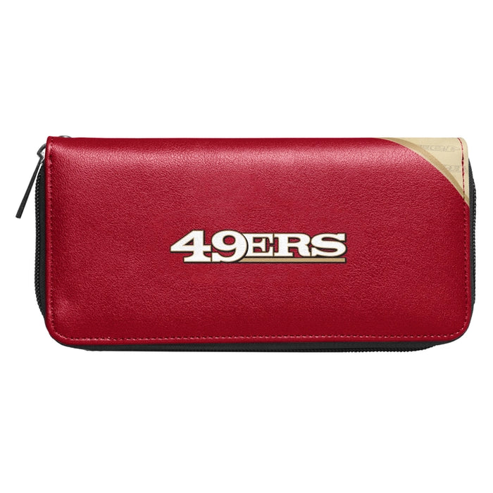 San Francisco 49ers Curve Zip Organizer Wallet