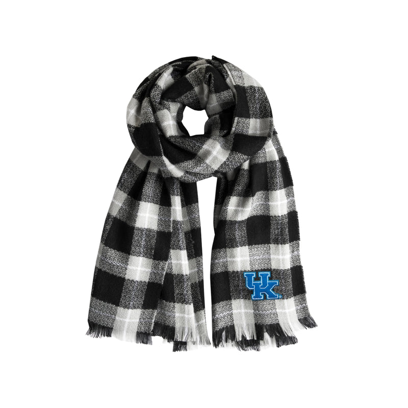 KY Wildcats Plaid Blanket Scarf