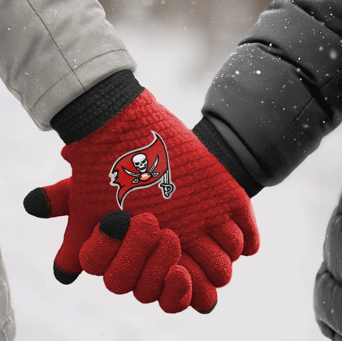 Tampa Bay Buccaneers Waffle Knit Gloves