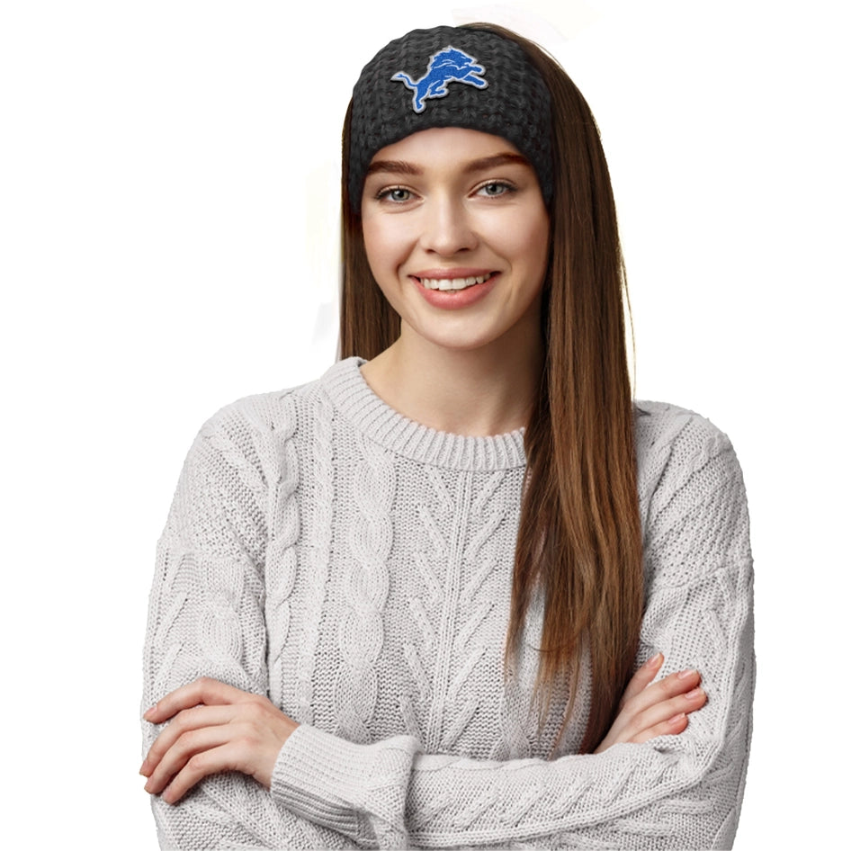 Detroit Lions Chunky Knit Headband