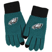 Philadelphia Eagles Waffle Knit Gloves