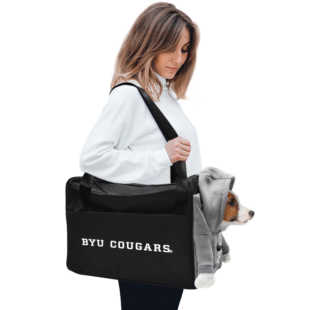 BYU Cougars Furry Fan Pet Carrier