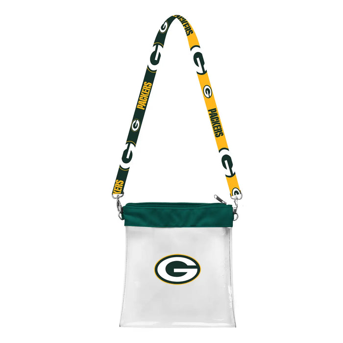 Green Bay Packers Clear Pattern Strap Bag