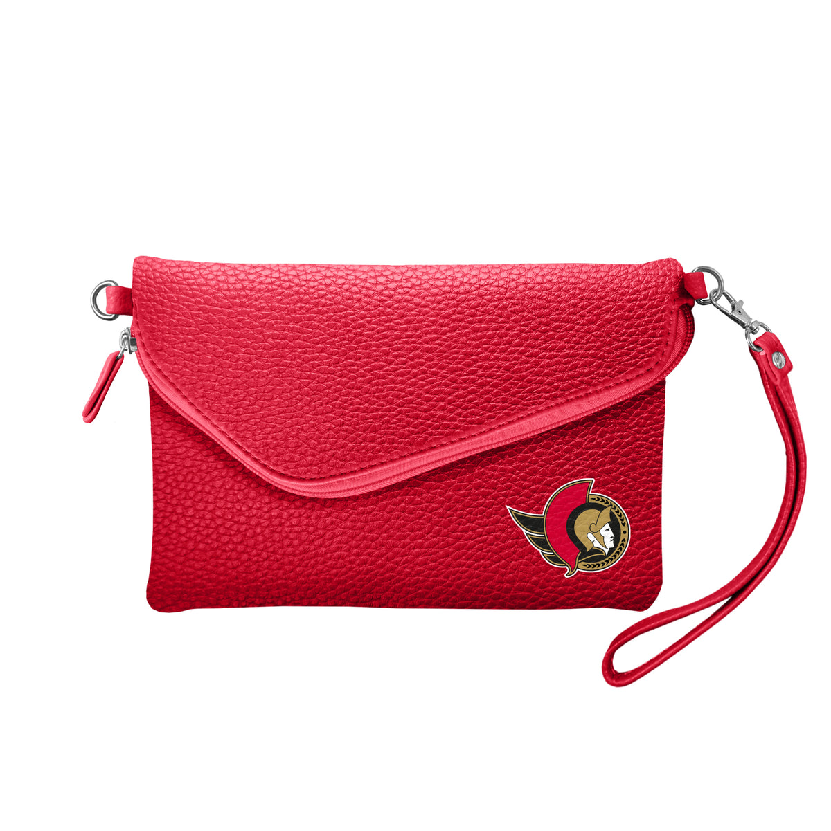 Ottawa Senators Fold-Over Crossbody Pebble Purse