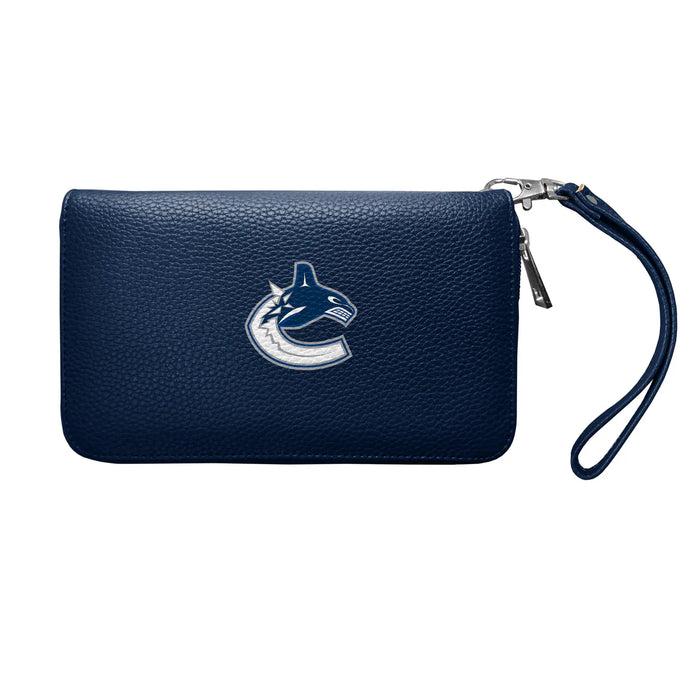 Vancouver Canucks Zip Organizer Wallet Pebble