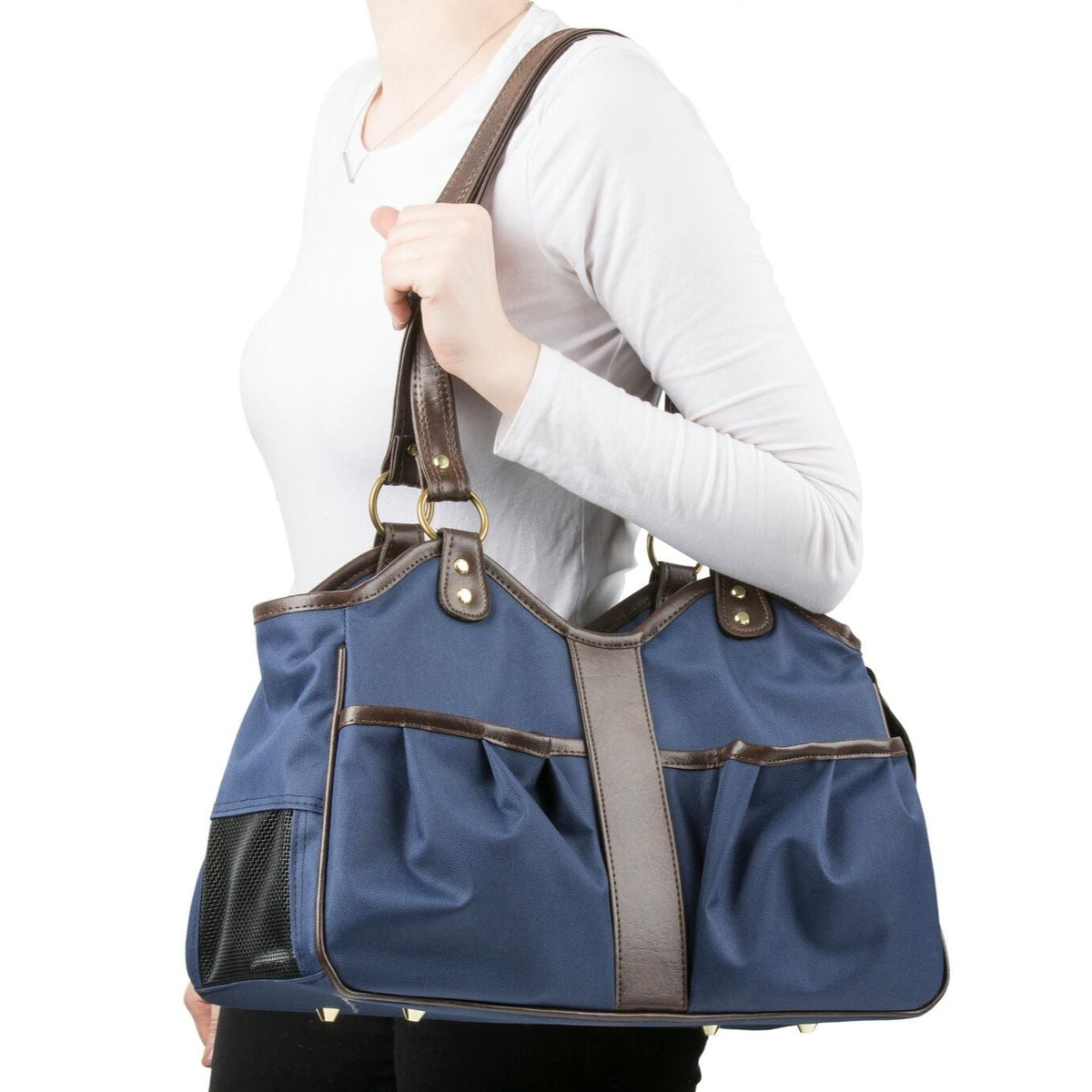 Metro 2 Navy/Tan Trim Bag Carrier