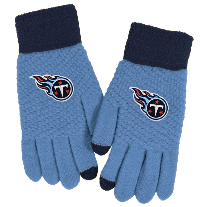 Tennessee Titans Waffle Knit Gloves