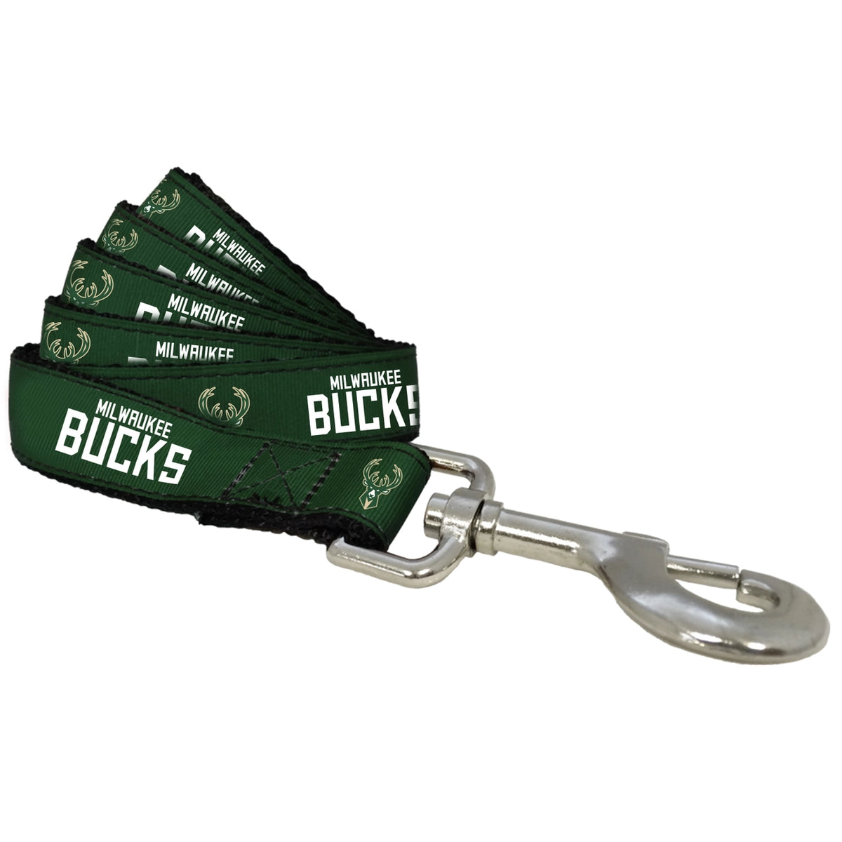 Milwaukee Bucks Nylon Dog Collar or Leash