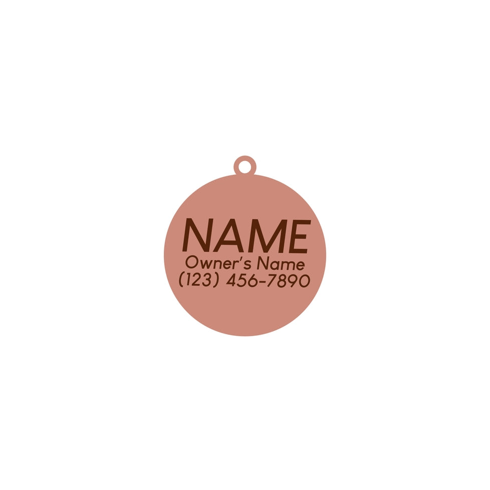 Have Your People Call My People Pet ID Tag - Navy