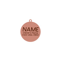 Have Your People Call My People Pet ID Tag - Navy