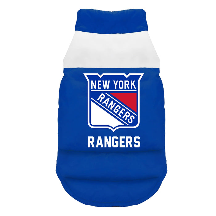 New York Rangers Parka Puff Vest