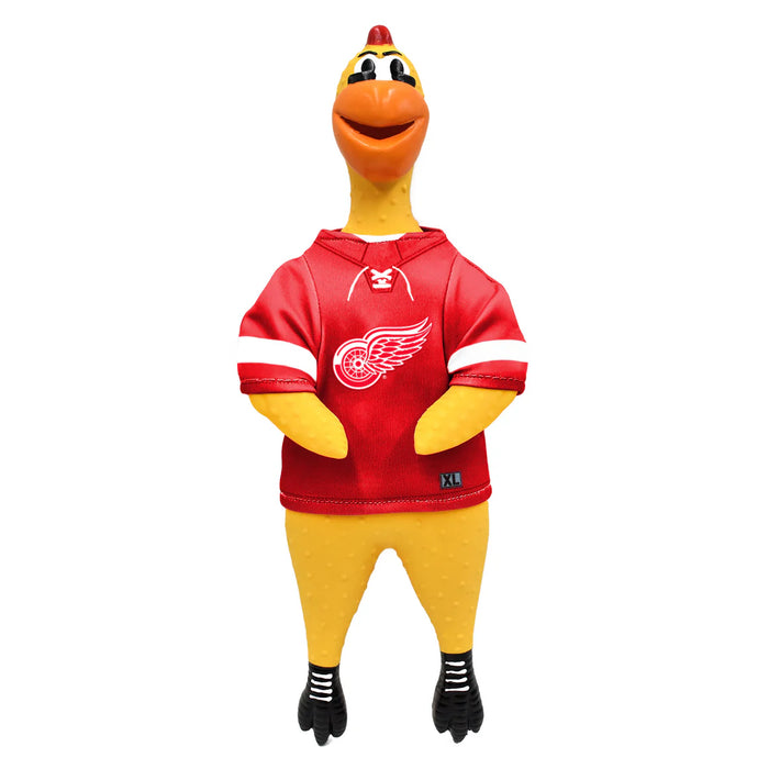 Detroit Red Wings Rubber Chicken Pet Toy