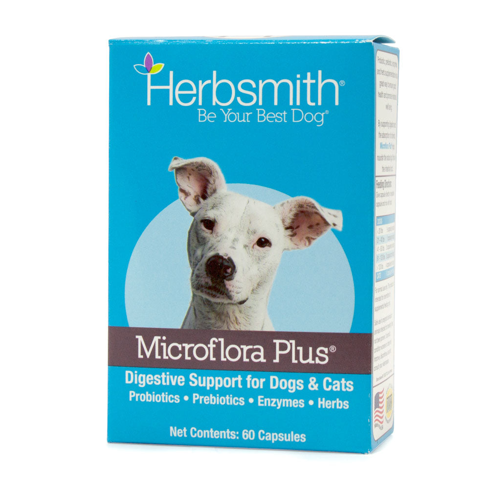 Herbsmith Microflora Plus - Digestive Aid for Dogs & Cats