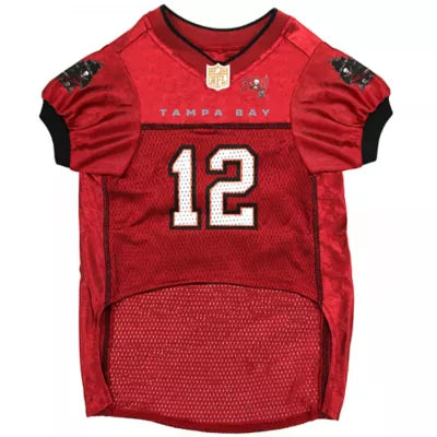 Tampa Bay Buccaneers Tom Brady #12 Pet Jersey - X-SMALL