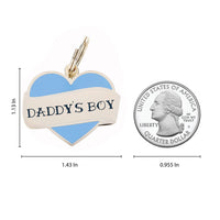 Daddys Boy Pet ID Tag
