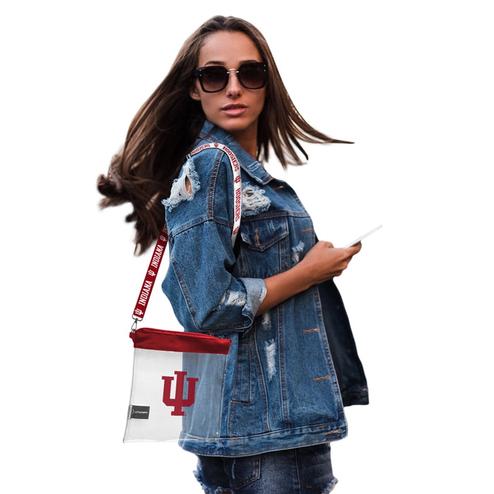 OK Sooners Clear Pattern Strap Bag