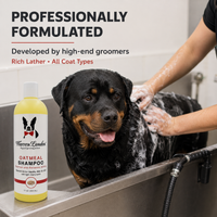Oatmeal Dog Shampoo for Dry, Itchy Skin – Cherry Scent, 17 oz