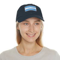 Manchester City FC 25/26 Home Kit-Inspired Leather Patch Baseball Hat