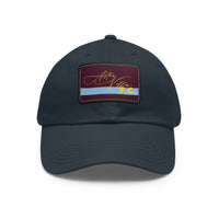 Aston Villa FC 25/26 Home Kit-Inspired Leather Patch Baseball Hat