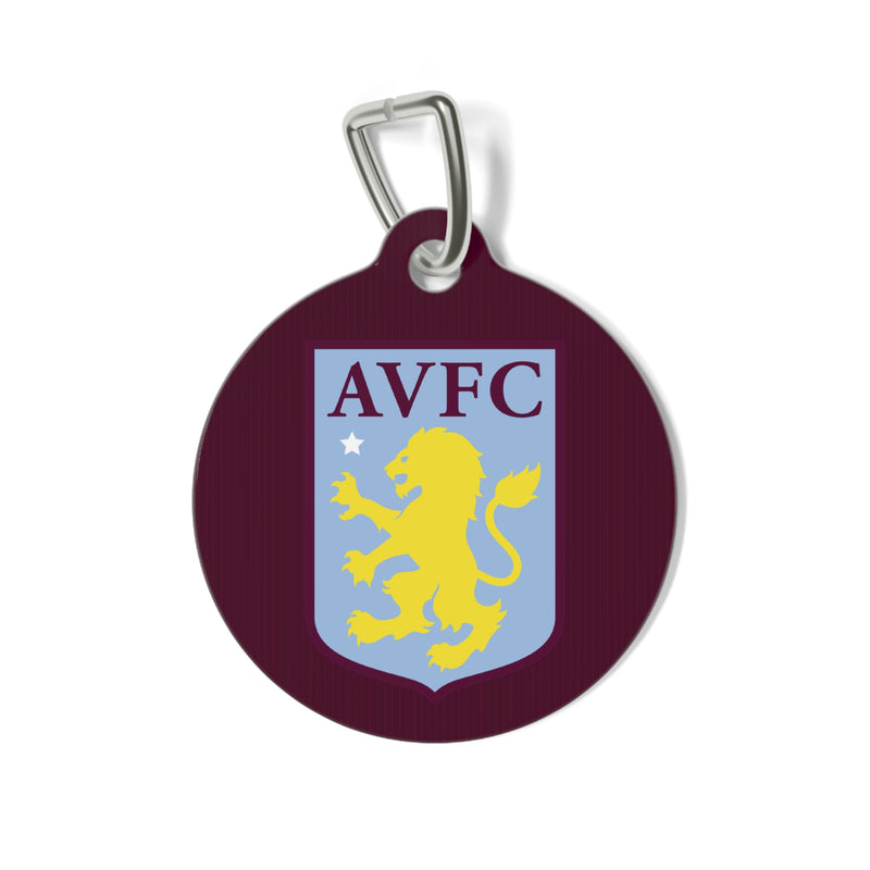 Aston Villa FC 25/26 Home Kit-Inspired Collar Charm