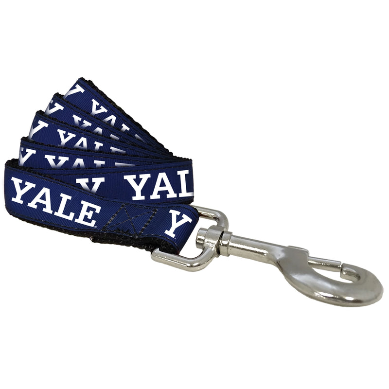 Yale Bulldogs Nylon Dog Collar or Leash