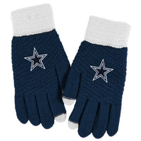 Dallas Cowboys Waffle Knit Gloves
