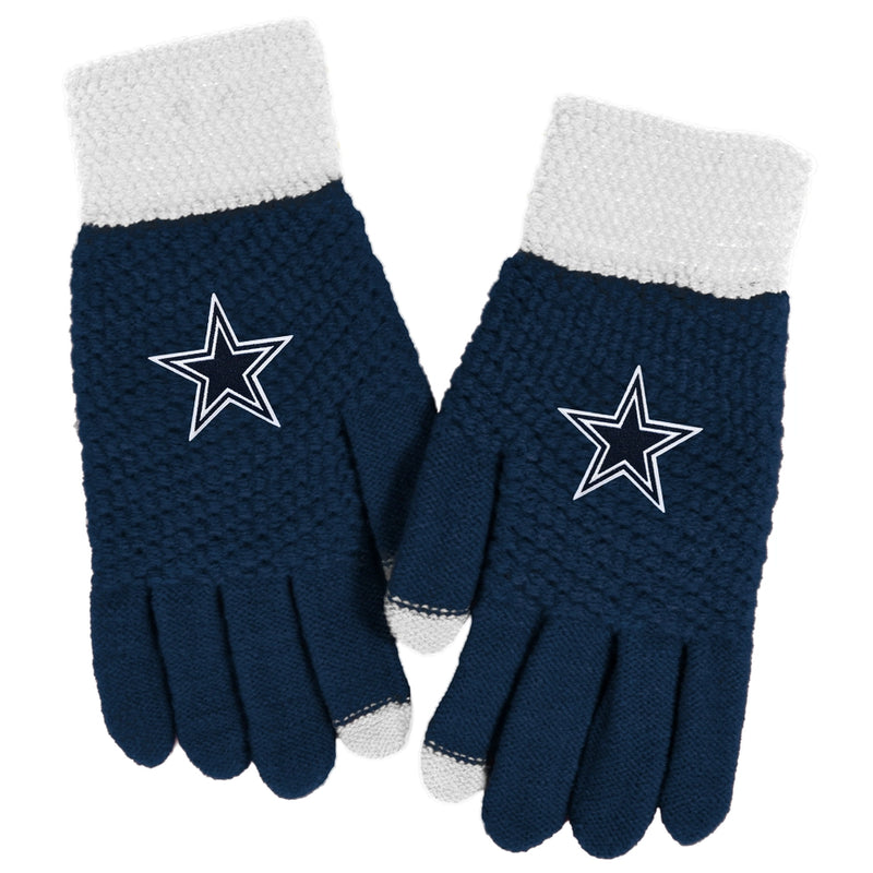 Dallas Cowboys Waffle Knit Gloves