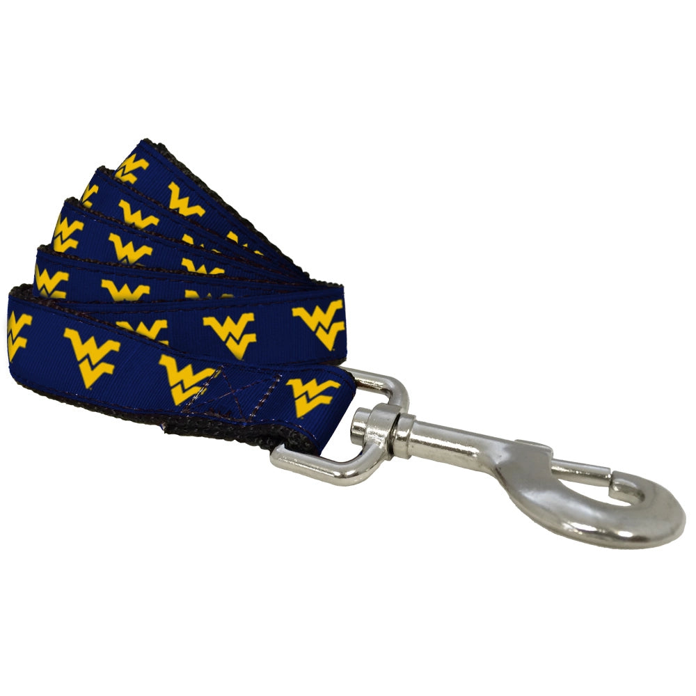 WV Mountaineers Nylon Dog Collar or Leash