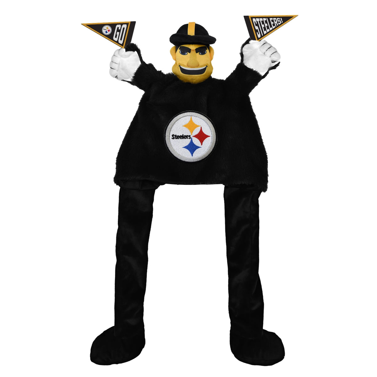 Pittsburgh Steelers Mascot Cheering Sidekick Hat