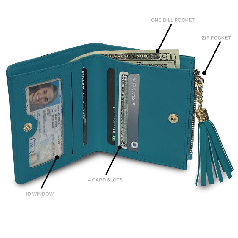 Miami Dolphins Mini Organizer Wallet