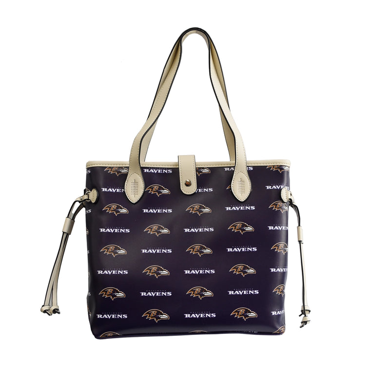 Baltimore Ravens Patterned Tote Handbag