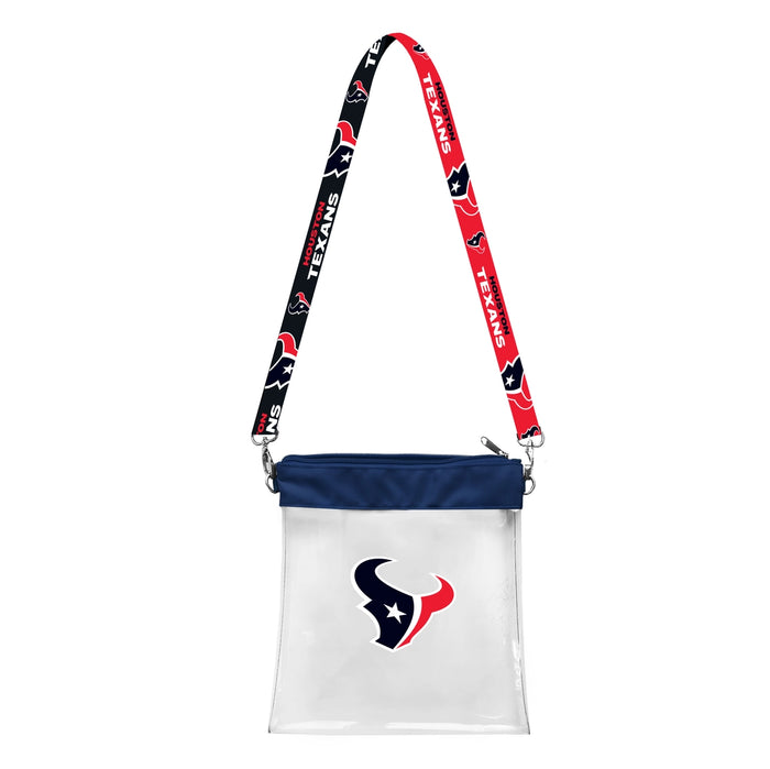 Houston Texans Clear Pattern Strap Bag