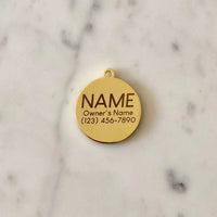 Loyal AF Pet ID Tag - Pink