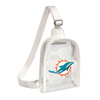 Miami Dolphins Clear Mini Sling