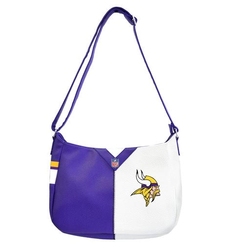 Minnesota Vikings Pebble Split Hobo Handbag