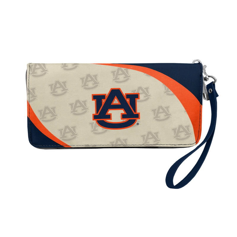 Auburn Tigers Curve Zip Organizer Wallet