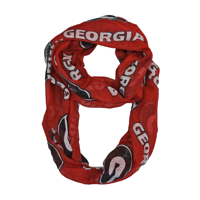 GA Bulldogs Infinity Scarf