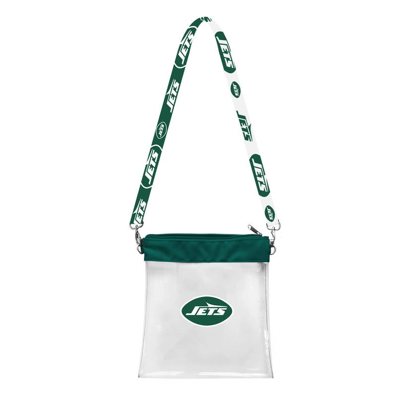 New York Jets Clear Pattern Strap Bag