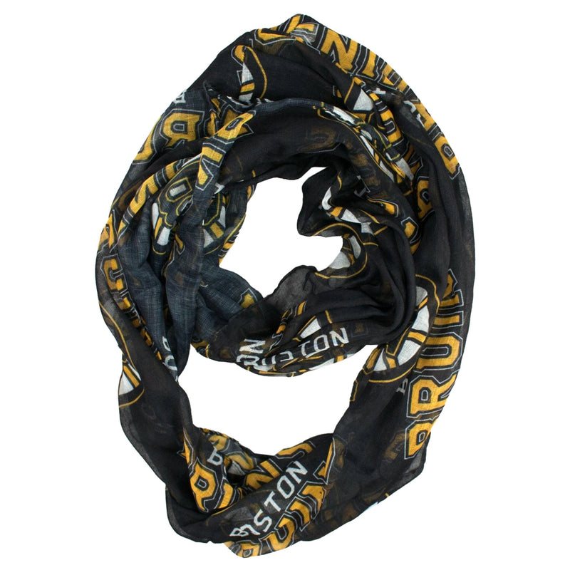 Boston Bruins Sheer Infinity Scarf