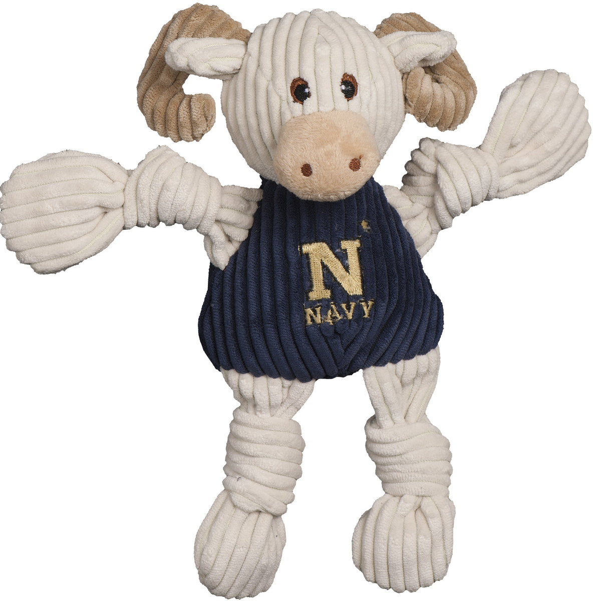 NCAA U.S. Naval Academy, Bill the Goat Knottie® Plush Dog Toy