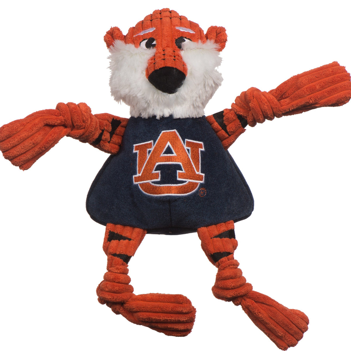 NCAA Auburn University, Aubie the Tiger Knottie® Plush Dog Toy