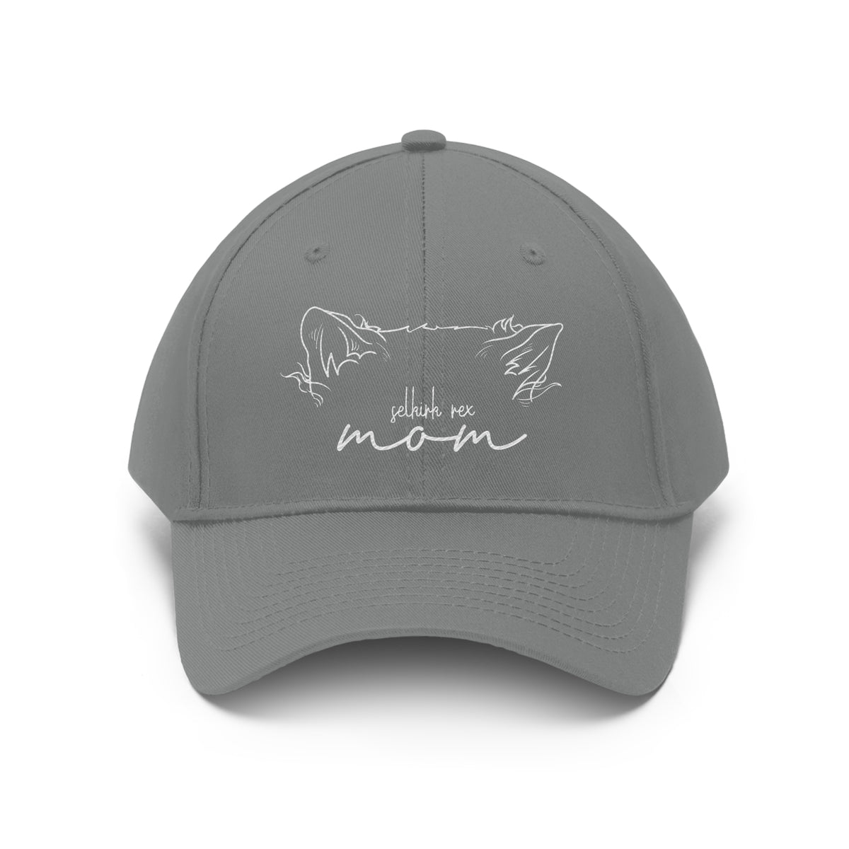 Selkirk Rex Cat Mom Embroidered Twill Hat