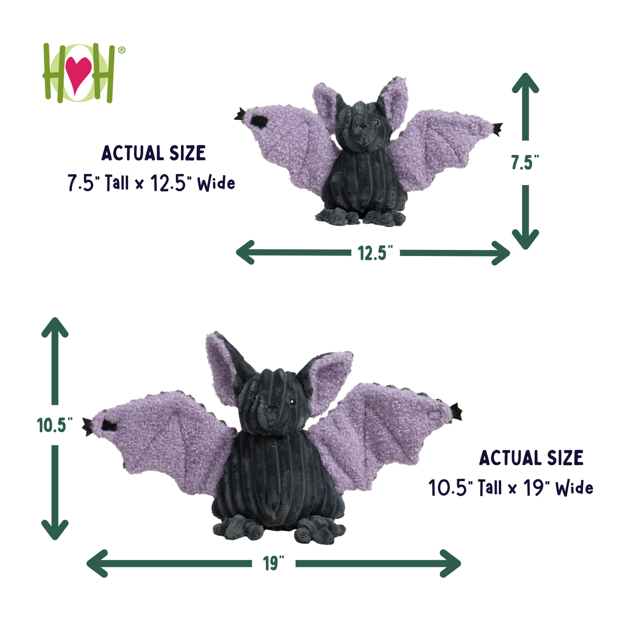 Baxter Bat Halloween Dog Toy
