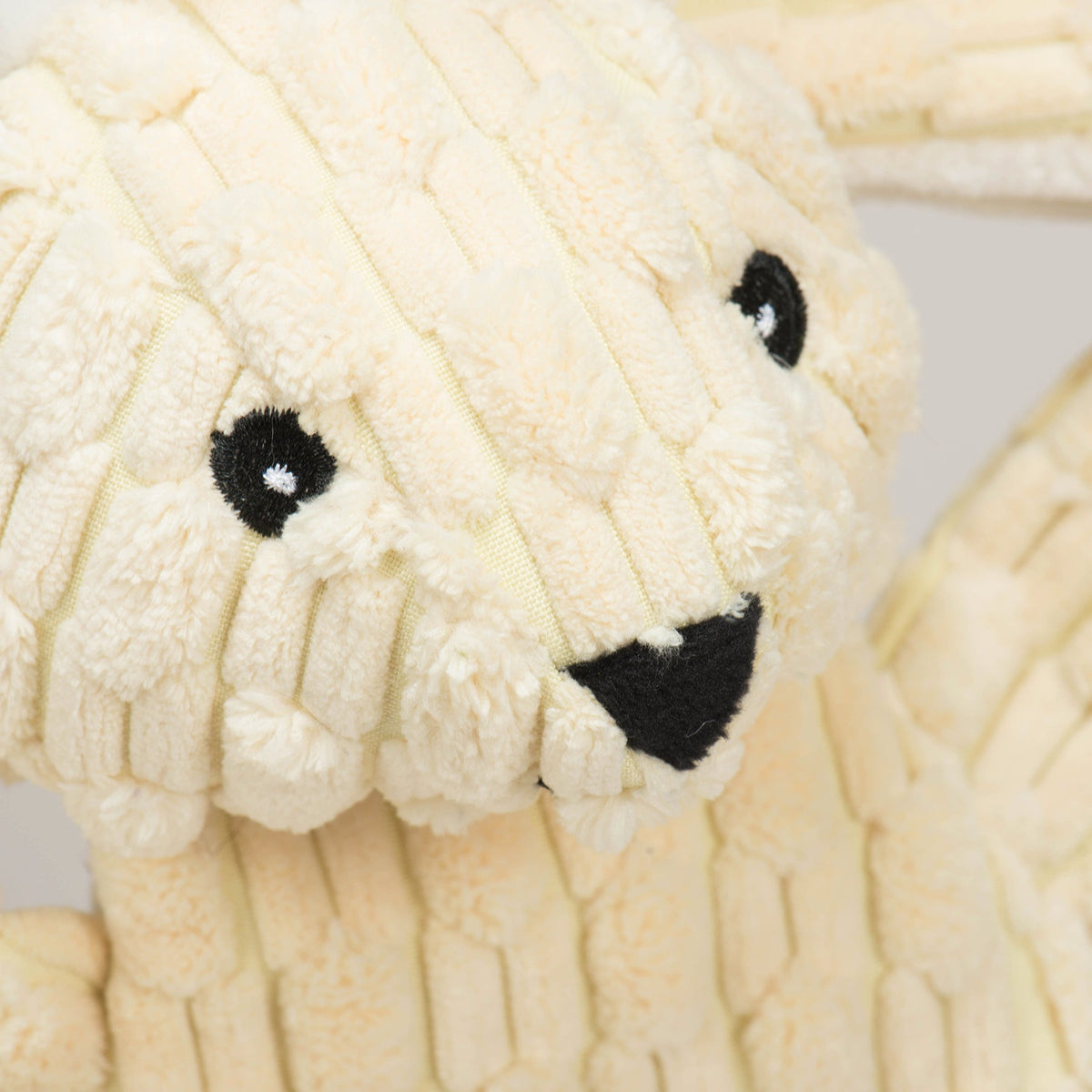 Bobbi Bunny HuggleFlatties™ Durable Plush Dog Toy